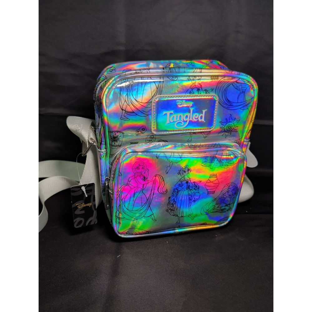 BuckleDown Buckle Down Disney Crossbody Bag‎ Tangled Rapunzel Iridescent  BNWT